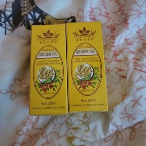 2 new bottles of ginger essential oil